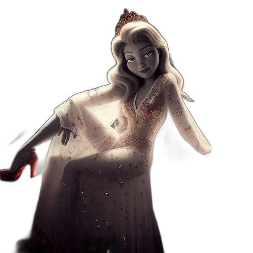 dress, staff, sword, weapon transparent PNG cut-out