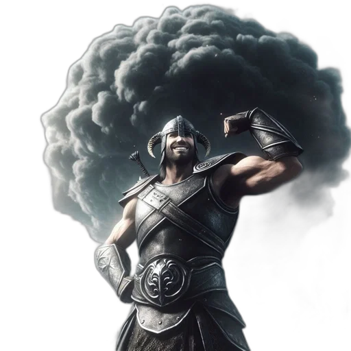 sword, weapon, mask, fantasy art transparent PNG cut-out