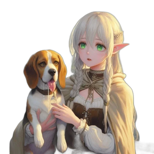 dragon, creature, animal, staff transparent PNG cut-out