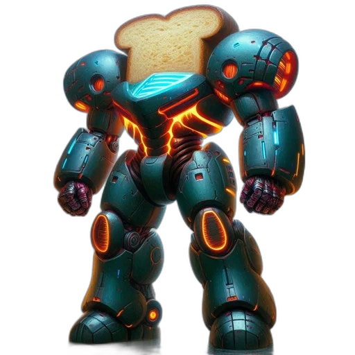 robot, food, jacket, weapon transparent PNG cut-out