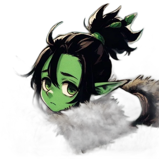 dragon, creature, mask, staff transparent PNG cut-out