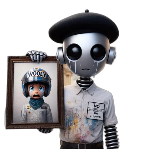 robot, mask, face, staff transparent PNG cut-out