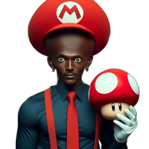 hat, mask, face, staff transparent PNG cut-out