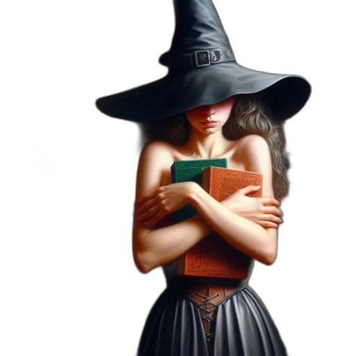 dress, hat, mask, staff transparent PNG cut-out