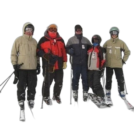 staff, jacket, snow, five transparent PNG cut-out