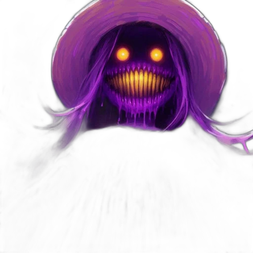 mask, creature, face, hair transparent PNG cut-out