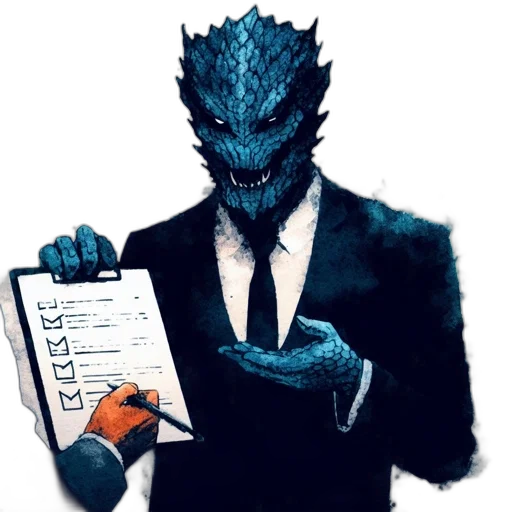 dragon, mask, staff, creature transparent PNG cut-out