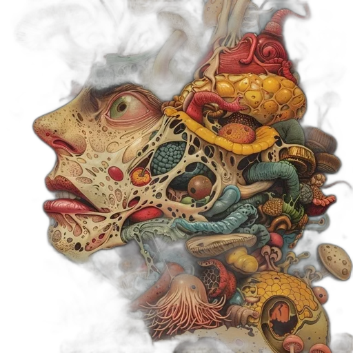 mask, dragon, face, creature transparent PNG cut-out