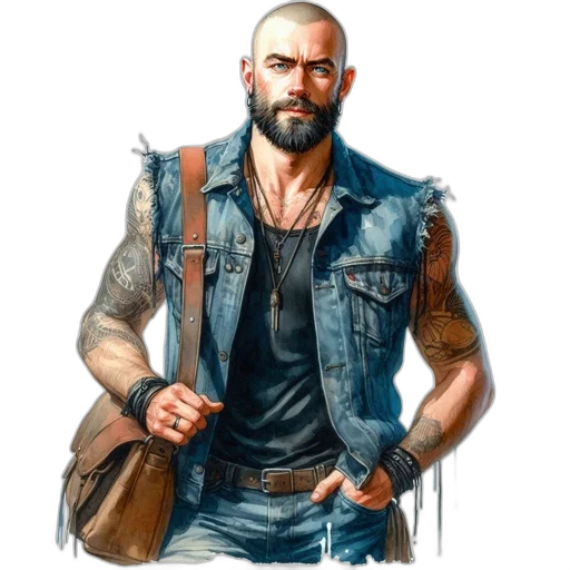 jacket, concept art, photorealistic, fantasy art transparent PNG cut-out