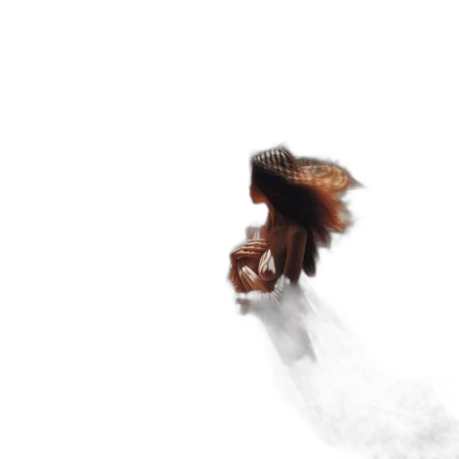 hair, dress, creature, crown transparent PNG cut-out