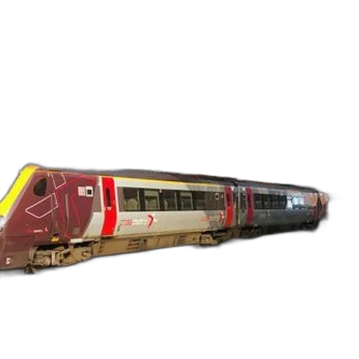 3d render, photorealistic, modern, train transparent PNG cut-out