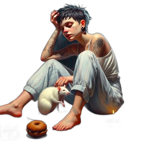 concept art, photorealistic, fantasy art, oil painting transparent PNG cut-out