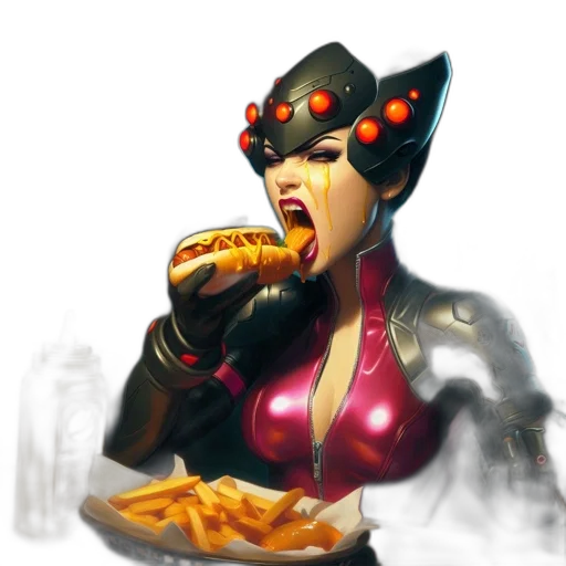 food, robot, weapon, concept art transparent PNG cut-out