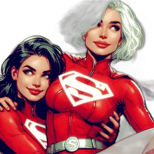 comic book art, concept art, fantasy art, red transparent PNG cut-out