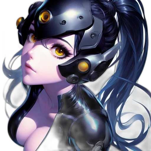 robot, mask, crown, face transparent PNG cut-out