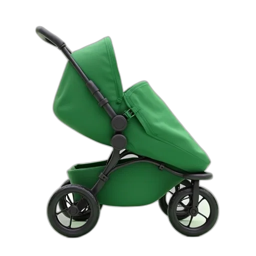 3d render, photorealistic, green, bob transparent PNG cut-out