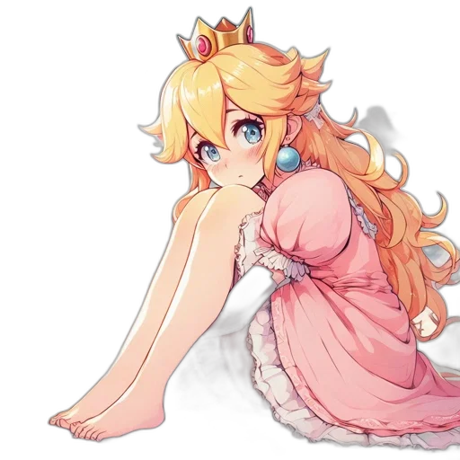 dress, crown, staff, dragon transparent PNG cut-out