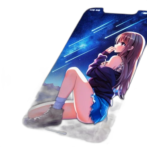 dress, umbrella, anime, concept art transparent PNG cut-out