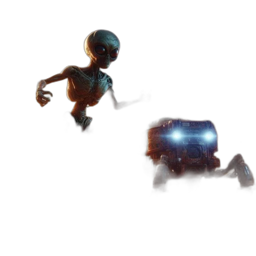 robot, creature, weapon, animal transparent PNG cut-out