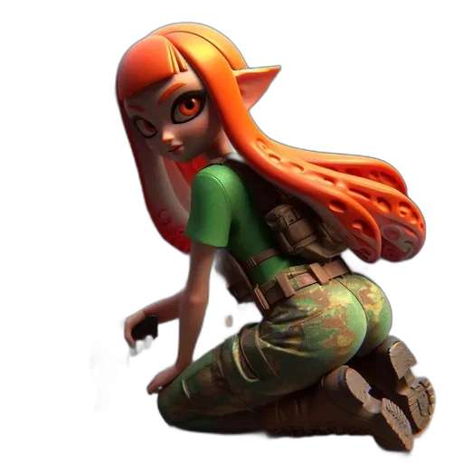 weapon, dress, staff, animal transparent PNG cut-out