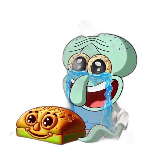 food, robot, creature, face transparent PNG cut-out