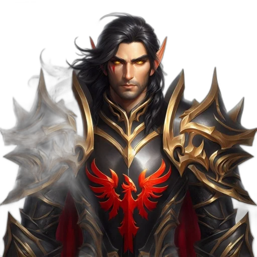 staff, sword, dragon, fantasy art transparent PNG cut-out