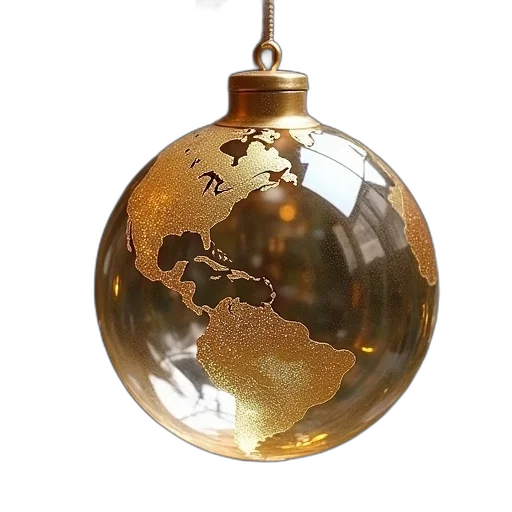 jewelry, golden, glass, globe transparent PNG cut-out