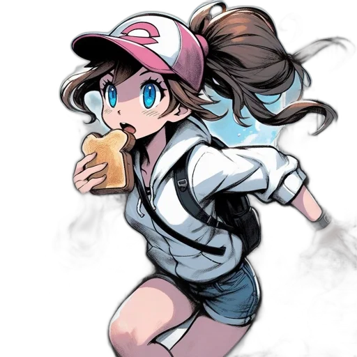 hat, food, anime, concept art transparent PNG cut-out