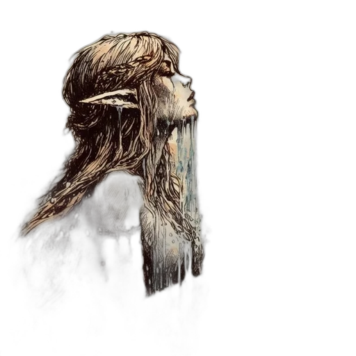 hair, face, mask, creature transparent PNG cut-out