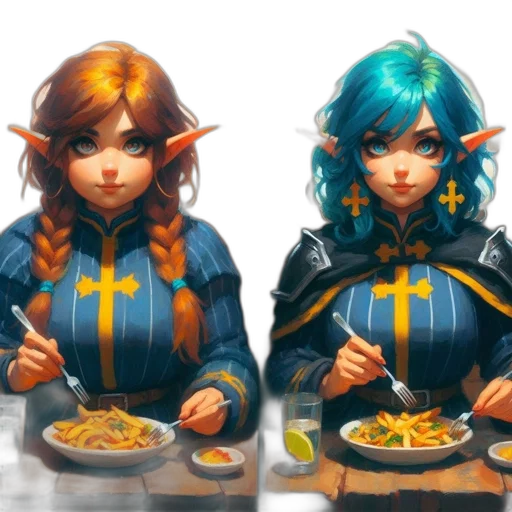 food, concept art, fantasy art, pixel art transparent PNG cut-out