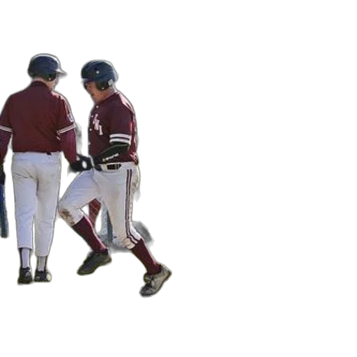 baseball, player, maroon, uniform transparent PNG cut-out