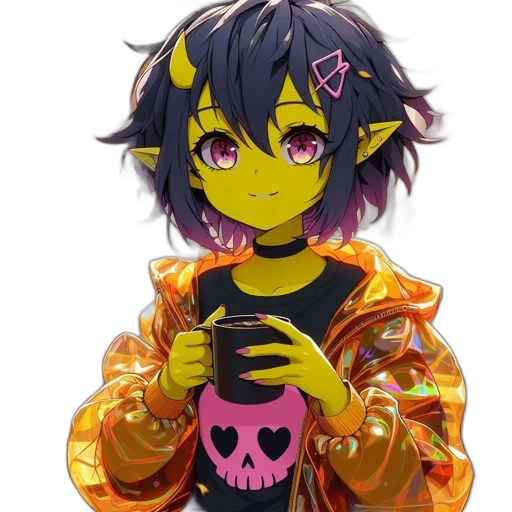 mask, creature, dragon, jacket transparent PNG cut-out