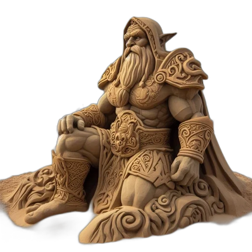 mask, fantasy art, concept art, 3d render transparent PNG cut-out