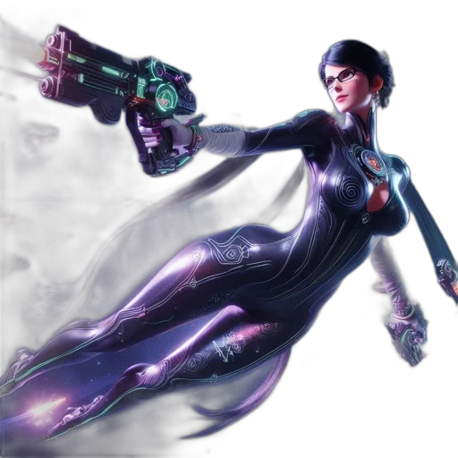weapon, concept art, cyberpunk, comic book art transparent PNG cut-out
