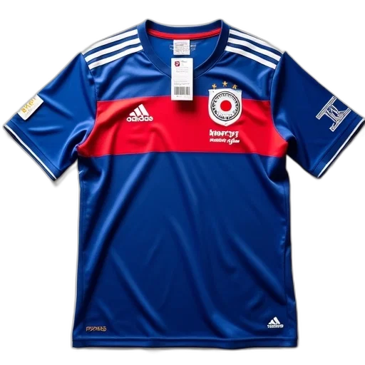 blue, red, soccer, jersey transparent PNG cut-out