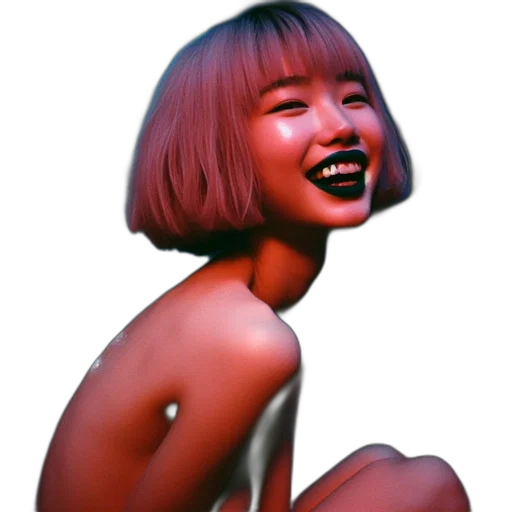 face, hair, creature, dress transparent PNG cut-out
