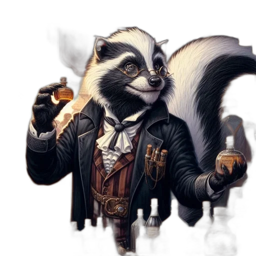 animal, staff, jacket, concept art transparent PNG cut-out