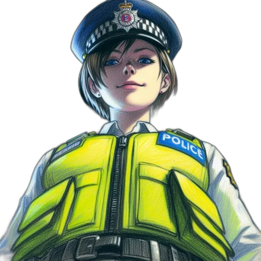 staff, face, jacket, weapon transparent PNG cut-out