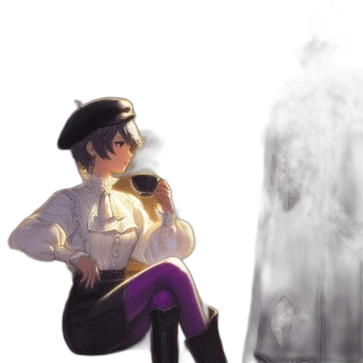 crown, jacket, dress, mask transparent PNG cut-out