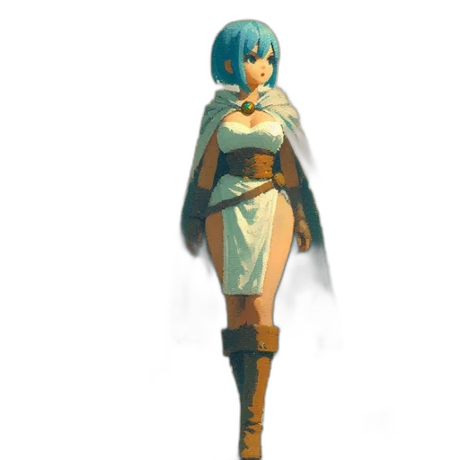 dress, staff, sword, weapon transparent PNG cut-out