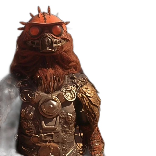 creature, mask, robot, concept art transparent PNG cut-out
