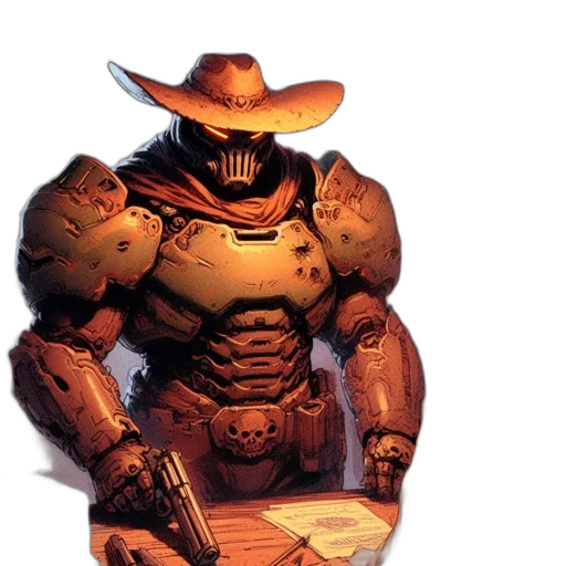 robot, weapon, hat, animal transparent PNG cut-out