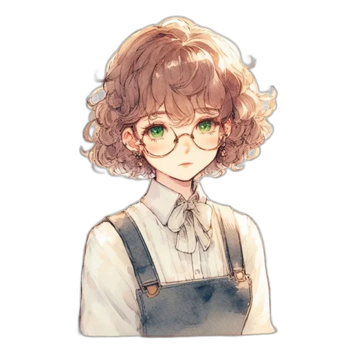 staff, hair, face, mask transparent PNG cut-out