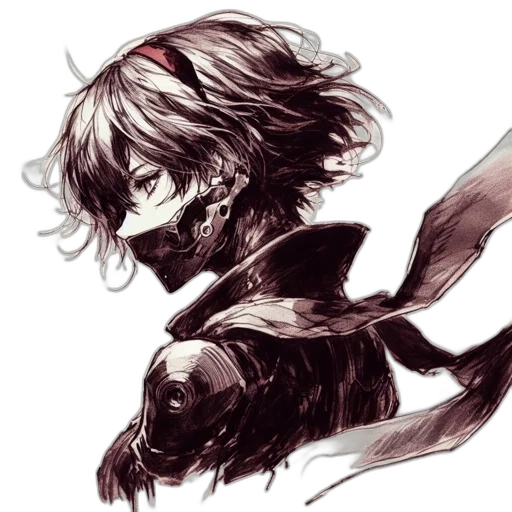 mask, creature, weapon, face transparent PNG cut-out
