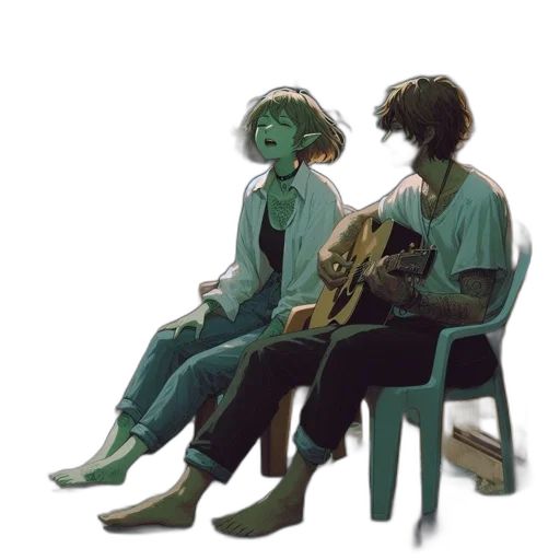 concept art, watercolor, pixel art, oil painting transparent PNG cut-out