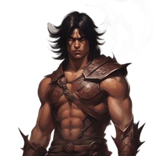 fantasy art, concept art, comic book art, photorealistic transparent PNG cut-out