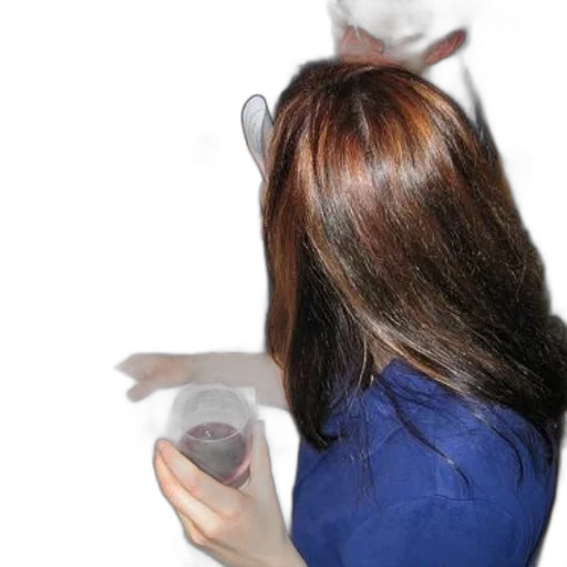 hair, bottle, mask, dress transparent PNG cut-out