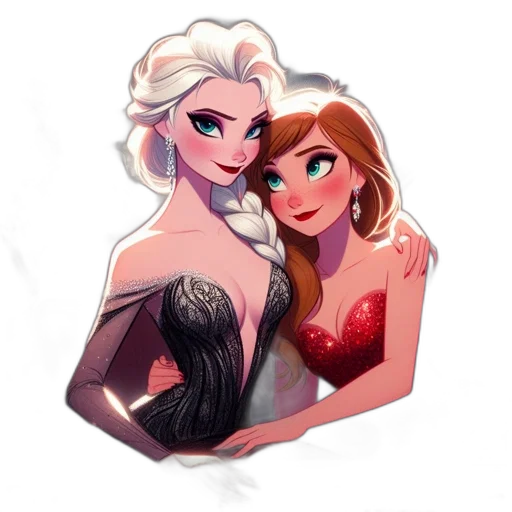 dress, crown, concept art, cartoon transparent PNG cut-out