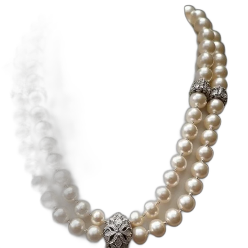 jewelry, crown, necklace, pearl transparent PNG cut-out