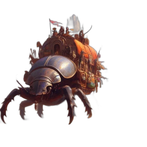 creature, animal, dragon, robot transparent PNG cut-out